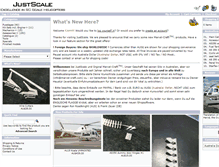 Tablet Screenshot of justscale.co.nz